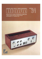 Luxman L31-Brochure